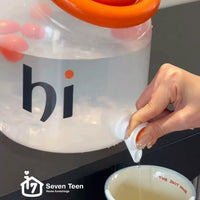 Large Capacity Cold Water Pitcher with Faucet Portable Household Cool Water Kettle Outdoor Picnic Tea Beverage Dispenser Beer Growler