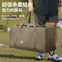 ROOK Outdoor Canvas Storage Bag for Camping Gear, Foldable Table & Chair Organizer, Large Capacity Travel Duffel