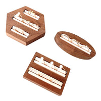 Geometric Ring Earring Display Stand Jewelry Organizer Tray