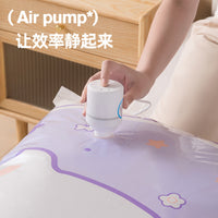 Vacuum Storage Bags for Clothes and Comforters with Optional Electric Pump
