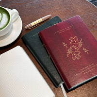 Romantic Flying Bird A5 Vintage Soft Leather Notebook with Lined/Grid/Blank Pages for Students & Business