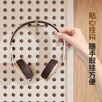 Iron Pegboard Thread Holder for Sewing Machine and Yarn Storage, Wall-Mounted Organizer