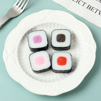 Realistic Japanese Sushi Rice Ball Keychain / Ornament Toy