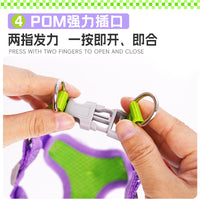 Breathable Pet Harness and Leash Set for Small Dogs - Bichon, Teddy, Outdoor Walking