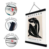 Magnetic Wooden Poster Hanger Frame for Wall Art and Prints