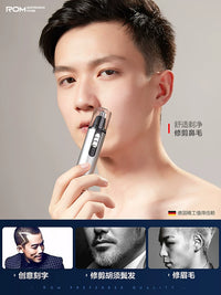 Rechargeable Electric Nose Hair Trimmer for Men and Women, Portable Facial Hair Remover