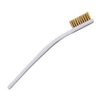 3-Row Wood Handle Wire Brush for Cleaning, Polishing, and Rust Removal