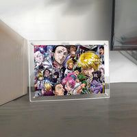 Clear Acrylic Jigsaw Puzzle Frame for 1000 Pieces, Dustproof Display Stand
