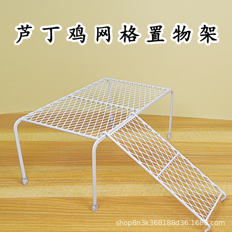 Quail Platform with Ladder for Feeder and Habitat