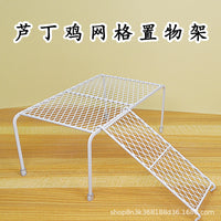Quail Platform with Ladder for Feeder and Habitat