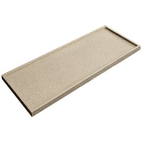 Rectangular Cement Stone Paint Planter Tray with Leak-Proof and Anti-Corrosion Base