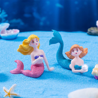 Mermaid and Shell Micro Landscape Ornaments for Aquarium Decor