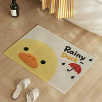 Cartoon Animal Absorbent Non-Slip Bathroom Mat with Rubber Backing