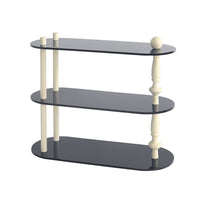 Luxury Acrylic & Metal Countertop Organizer for Perfumes, Cups, and Aromatherapy