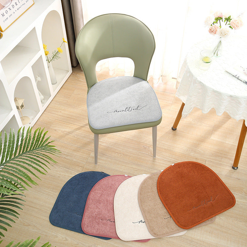 Semi-Circular Dining Chair Cushion, All-Season Universal Seat Pad for Home and Restaurant