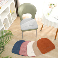 Semi-Circular Dining Chair Cushion, All-Season Universal Seat Pad for Home and Restaurant