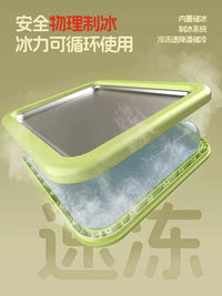 Mini Instant Ice Cream Maker Pan for Homemade Rolled Ice Cream and Frozen Yogurt, No Electricity Needed