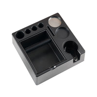 Espresso Coffee Tool Organizer with Knock Box and Tamping Station