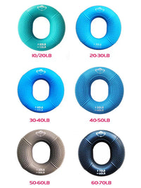 Silicone Grip Strength Trainer Ring for Hand and Finger Exercise, Rehabilitation, and Muscle Strengthening