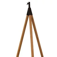 Nordic Retro Solid Wood Tripod Floor Lamp Stand Adjustable Photography Spotlight Base