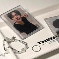 Acrylic Card Holder for Kpop Photocards, Pokemon, and Yugioh Cards, Clear Display Stand for Toploaders