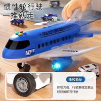 Aircraft Carrier Toy with Ejection Launch and Alloy Cars for Kids