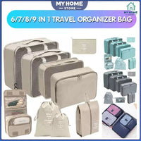 Travel Storage Bag Set for Luggage Organization - Twill Fabric