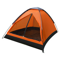 Portable Single-Layer Camping Tent for Outdoor Hiking and Backpacking, Sun Protection and Windproof