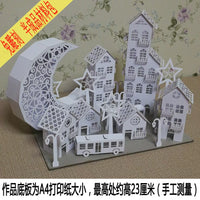 Kids' DIY 3D City Building Paper Model Craft Kit