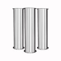 Stainless Steel Galvanized Chimney Pipe, High Temperature Exhaust Duct for Industrial Applications