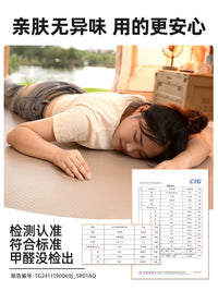 Hirano Portable Inflatable Air Mattress for Camping and Home Use, Self-Folding Design