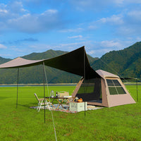 Automatic Pop-Up Camping Tent with Sun Protection and Rainproof Features