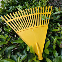 Multi-functional Plastic Rake for Gardening, Leaf Collection, Soil Loosening, and Grain Drying