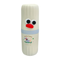 Portable Travel Toothbrush Holder and Mouthwash Cup Set for Students and Home Use