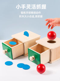 Montessori Object Permanence Box Educational Toy for Early Learning