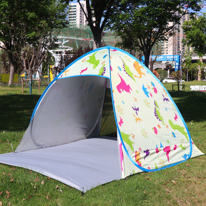 Automatic Pop-Up Camping Tent for Beach and Outdoor Sun Protection