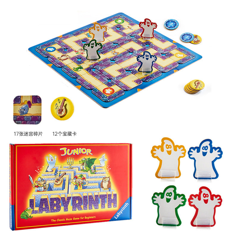 Labyrinth Ghost Flying Chess Board Game for Kids, Family Interactive Puzzle Toy