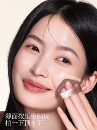 Gudi Thin Cushion Puff for Liquid Foundation, Dual-Use Wet & Dry, Super Soft, Non-Absorbent, Makeup Setting