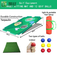 Golf Chipping Practice Net and Game Board, Multi-functional Training Aid