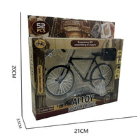 DIY Retro Bicycle Model Kit Alloy Collectible Toy