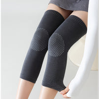 Unisex Compression Leg Sleeves for Sports - Breathable Knitted Calf Support for Running, Cycling, and Recovery