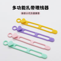 Silicone Cable Organizer Ties for Travel and Home Use