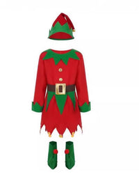 Kids' Christmas Elf Costume Set for Boys and Girls, Holiday Party & Performance Outfit