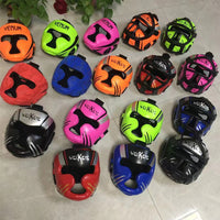 Boxing MMA Sparring Headgear with Face Guard, Thickened Full Coverage Head Protector for Martial Arts Training