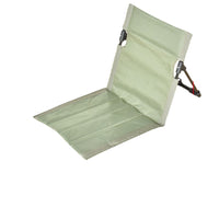 Outdoor Folding Chair, Portable Aluminum Alloy Garden Beach Lounger, Camping Backrest Ground Mat, Lawn Chair