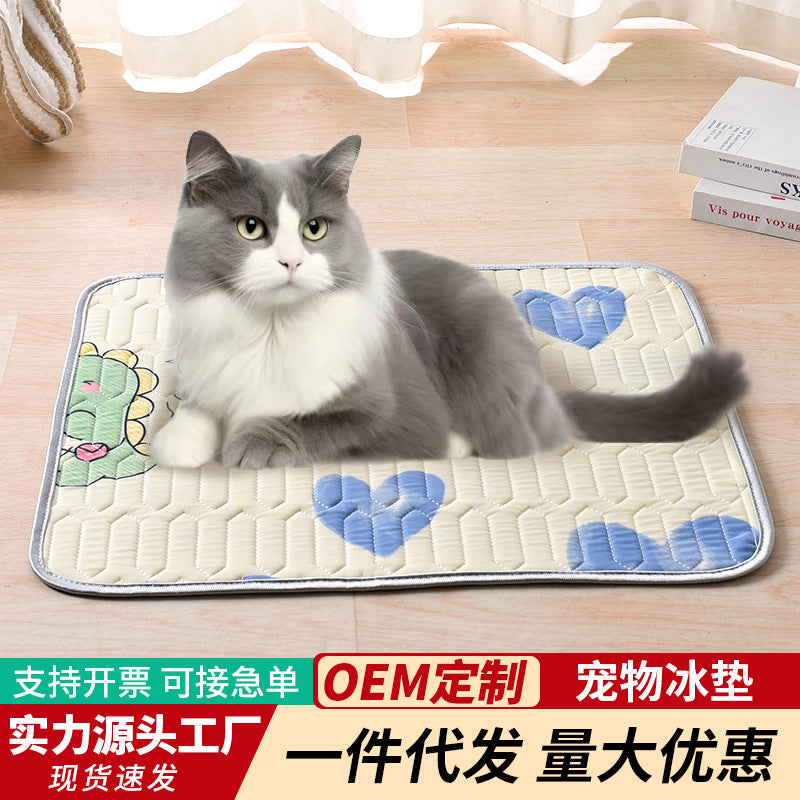 Pet Cooling Mat for Dogs and Cats, Breathable Soft Pad, All-Season Universal