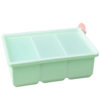 Large Silicone Ice Cube Tray with Lid for DIY Ice Making