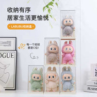 POPMART Labubu Blind Box Display Case Clear Acrylic Organizer for Collectibles