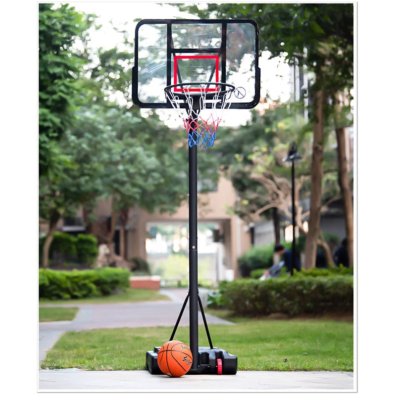 Portable Height-Adjustable Basketball Hoop for Kids and Adults - Indoor/Outdoor Standard Basketball Stand