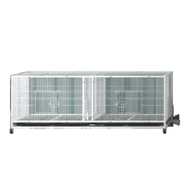 Multi-Tier Pigeon Breeding Cage with Divider, Pet Shop Boarding Cage for Pigeons and Small Animals